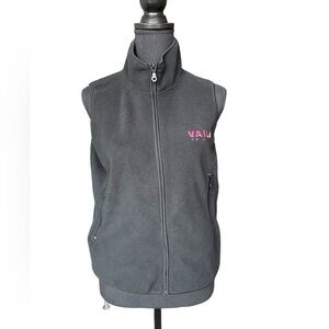 Black vail fleece vest